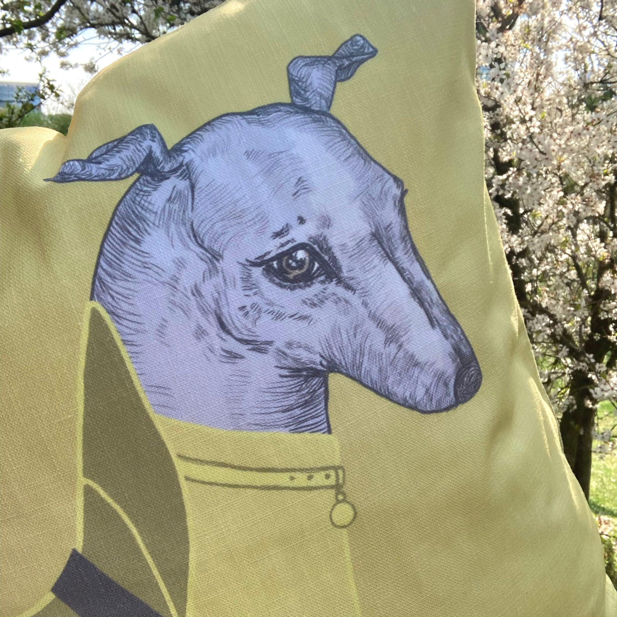 Race Dog Slinky Cushion Cover 50x50 cm
