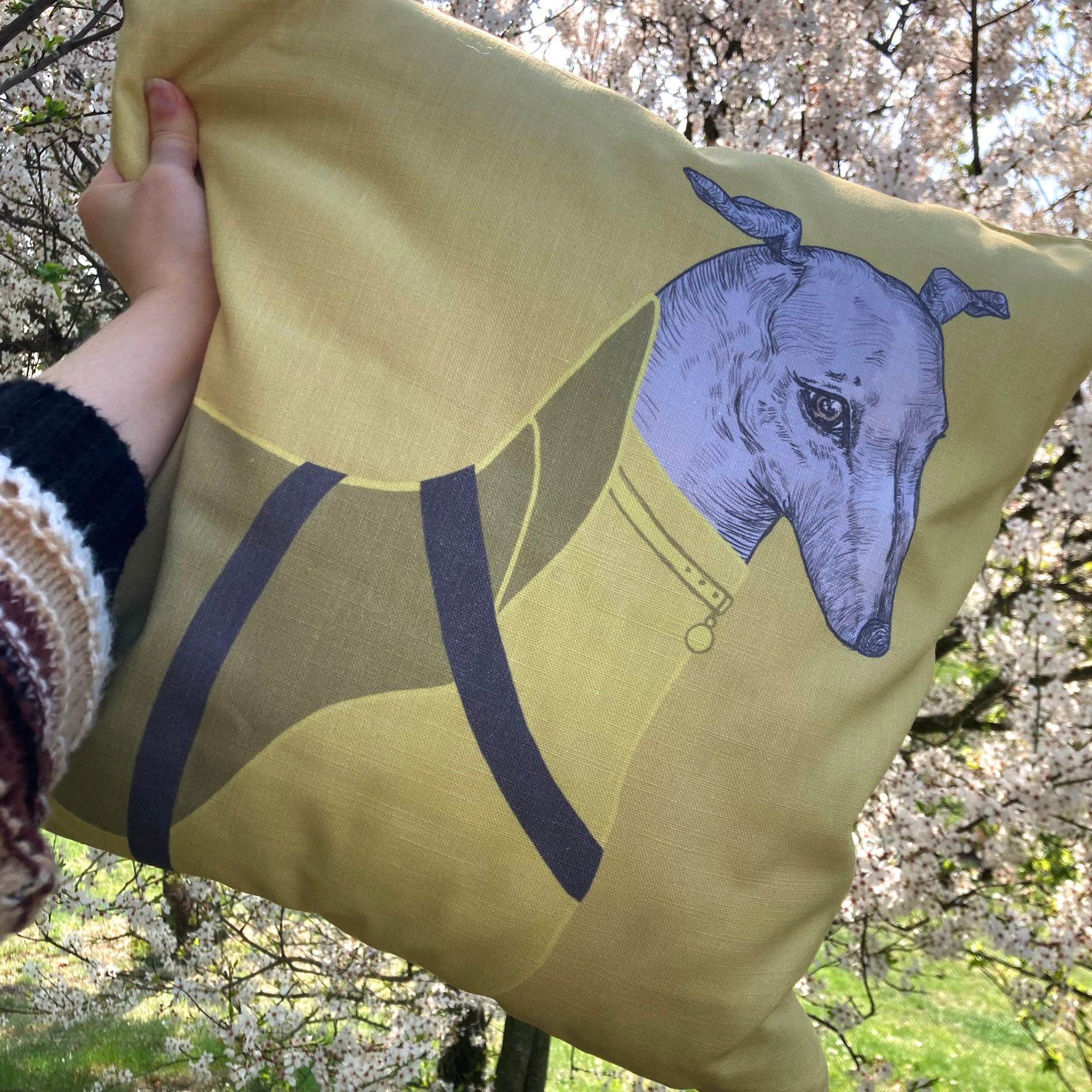 Race Dog Slinky Cushion Cover 50x50 cm