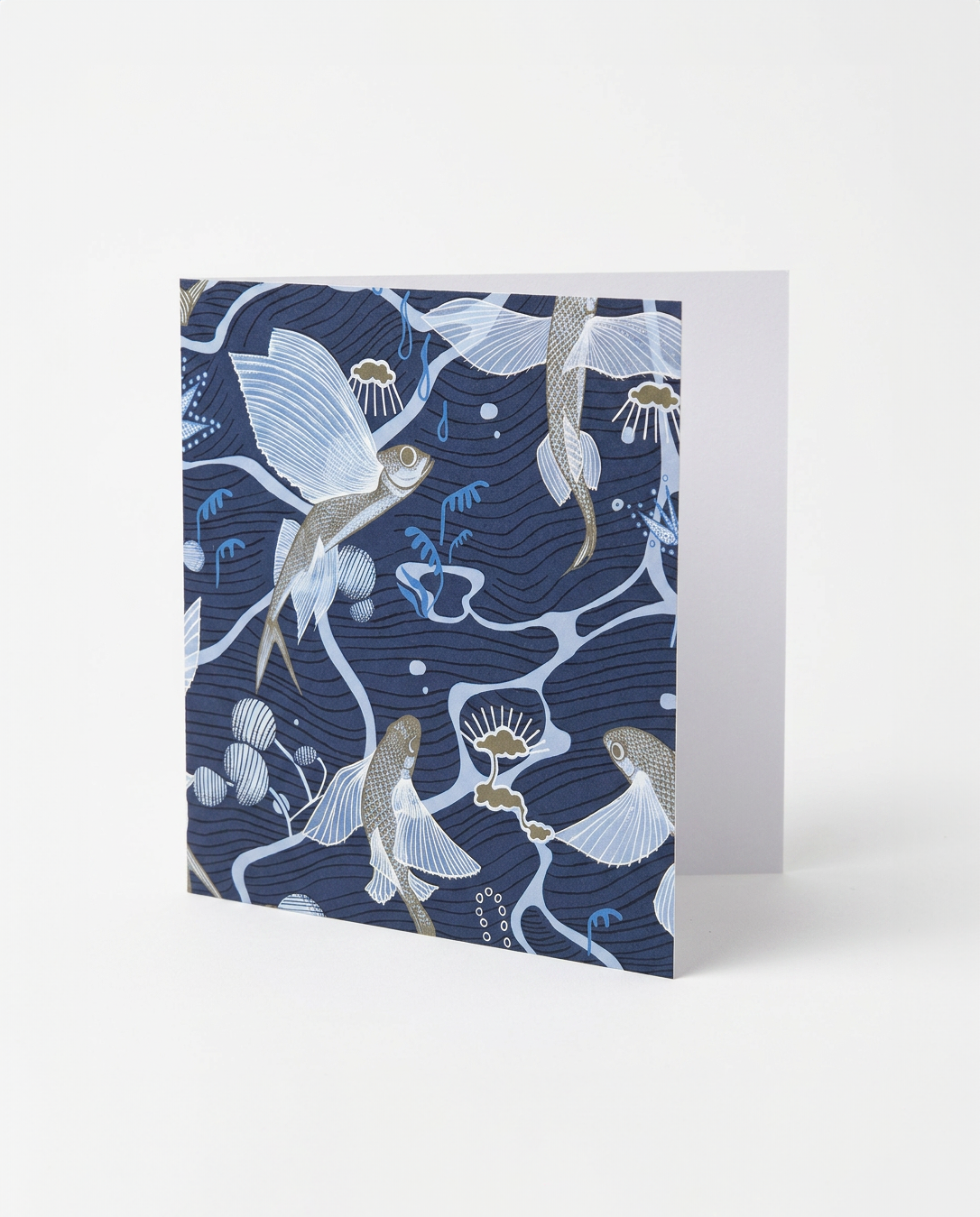 Greeting Card Flying Fish