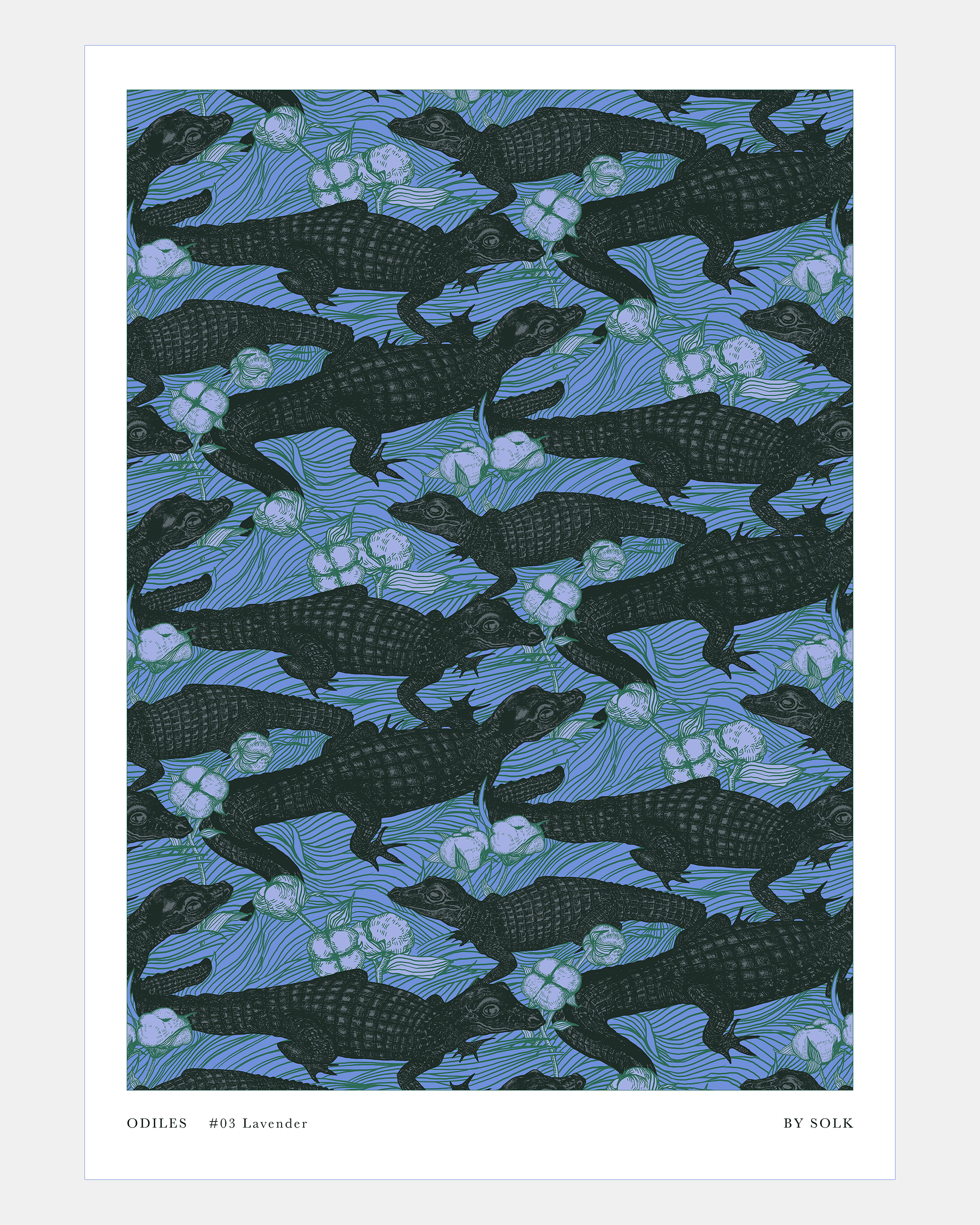 Odiles Lavender Poster